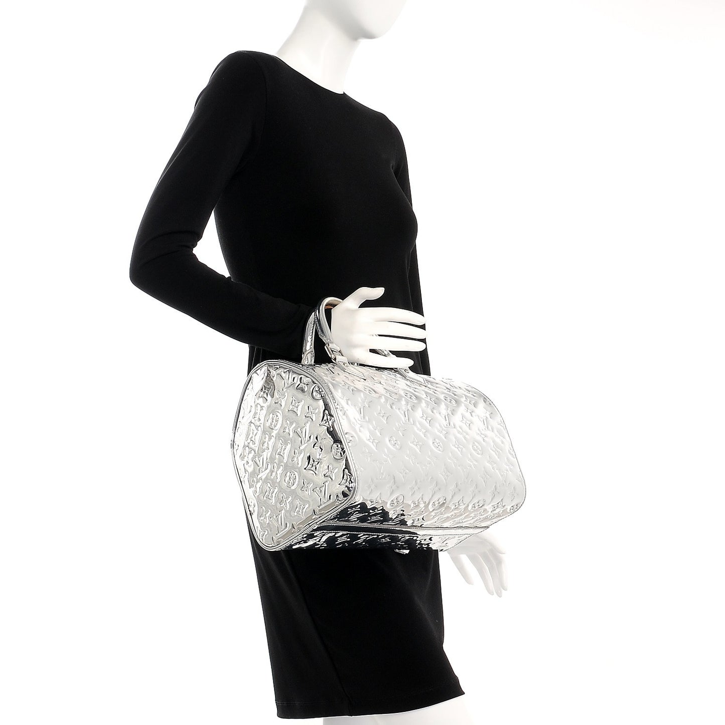 Monogram Miroir Speedy 35 Silver