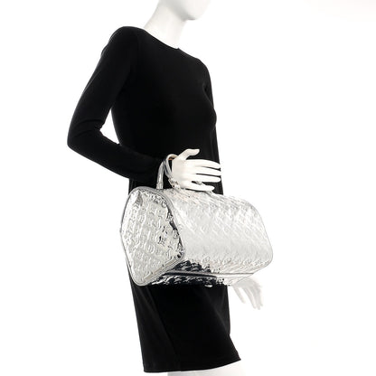 Louis Vuitton Monogram Miroir Speedy 35 Silver 2 of 9