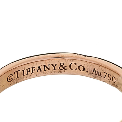 Tiffany 18K Rose Gold Diamond 2.5mm Tiffany True Band Ring 49 5 4 of 5