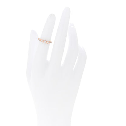 Tiffany 18K Rose Gold Diamond Jazz Graduated Band Ring 47 4 2 of 6