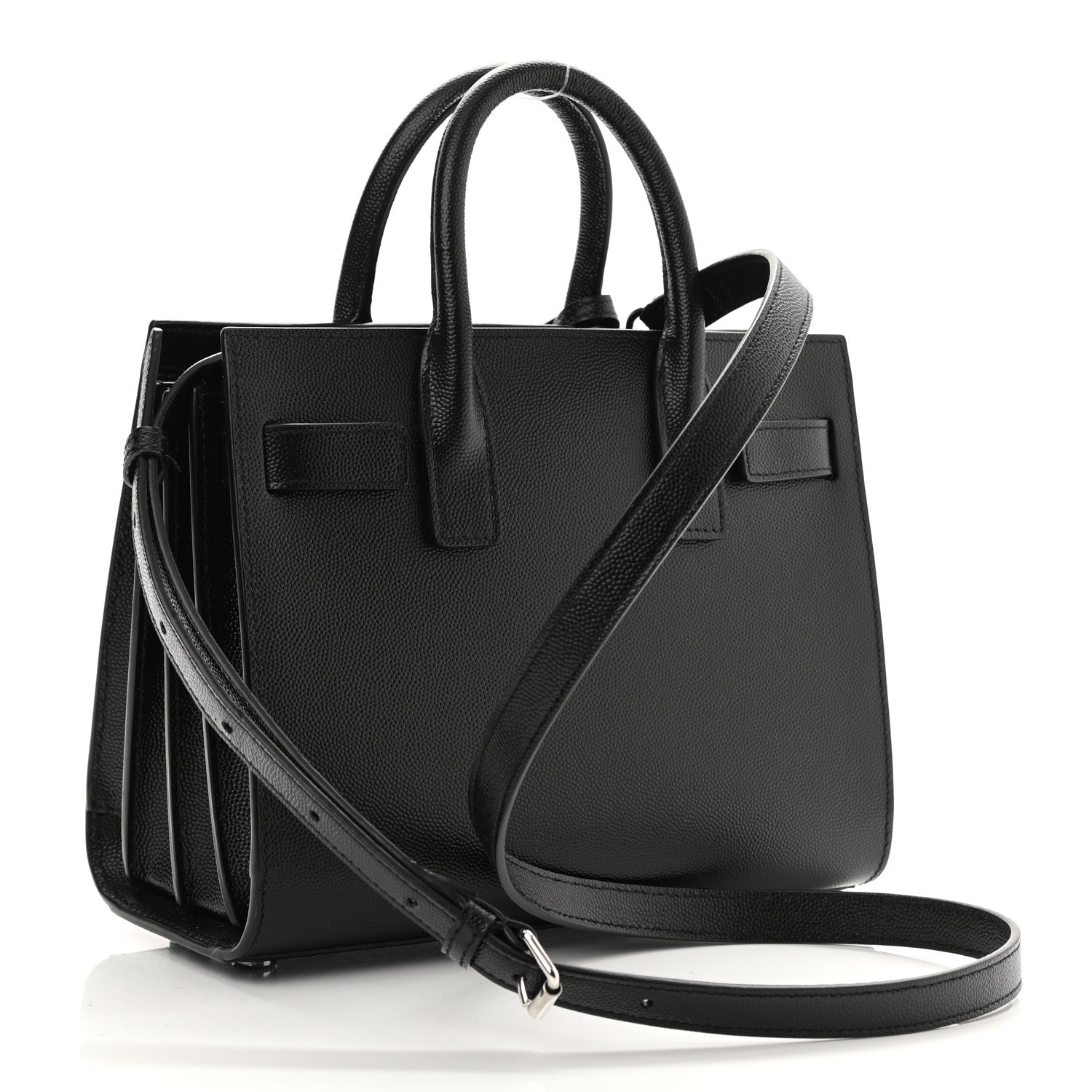 Saint Laurent Grain De Poudre Nano Sac De Jour Black 3 of 8
