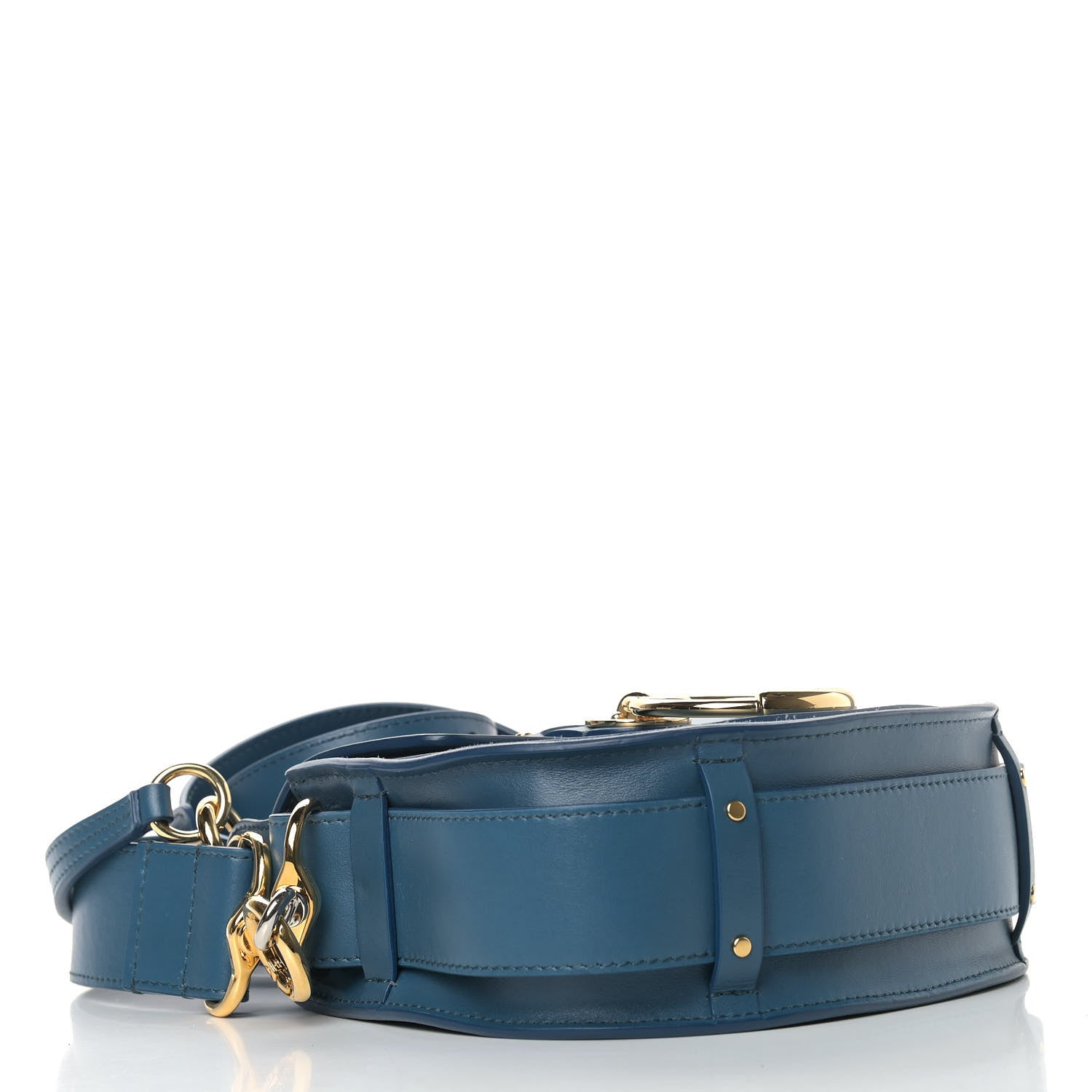 Chloe Calfskin Small Tess Bag Vinyl Blue 4 of 11