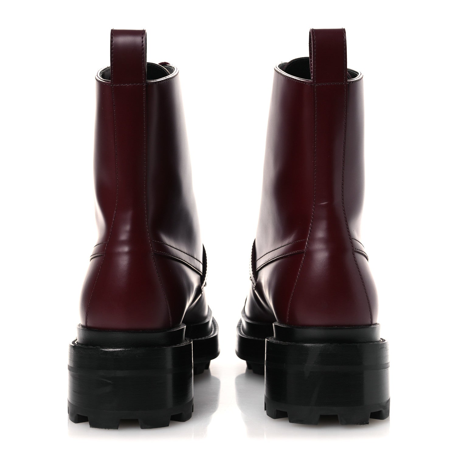 Hermes Glossed Calfskin Funk Ankle Boots 36.5 Rouge H 6 of 12