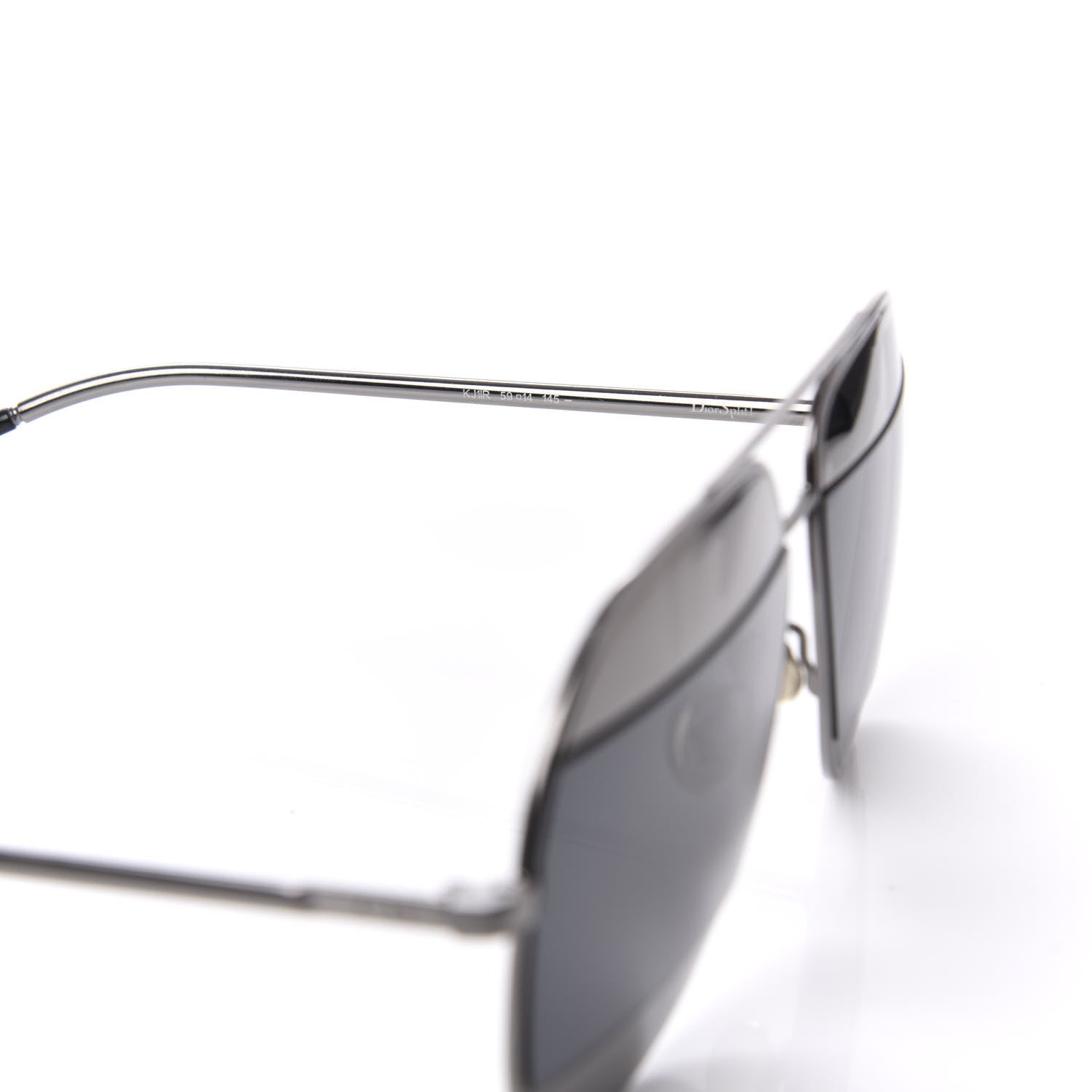 Christian Dior Split 1 Aviator Sunglasses Silver 6 of 7