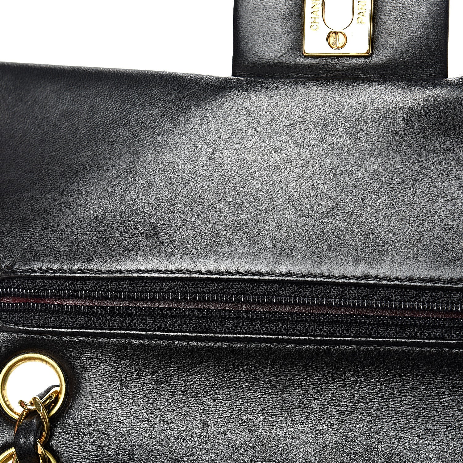 Chanel Lambskin Quilted Small Double Flap Black 15 of 16