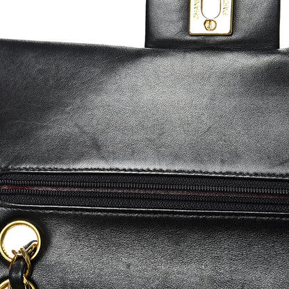 Chanel Lambskin Quilted Small Double Flap Black 15 of 16