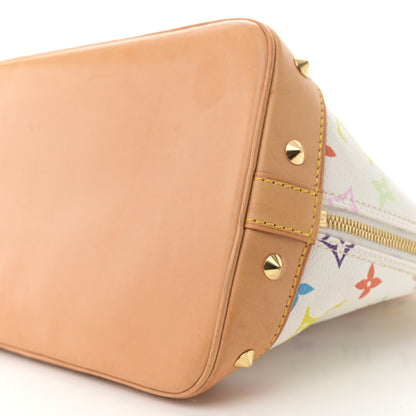 Louis Vuitton Monogram Multicolor Alma White 10 of 14