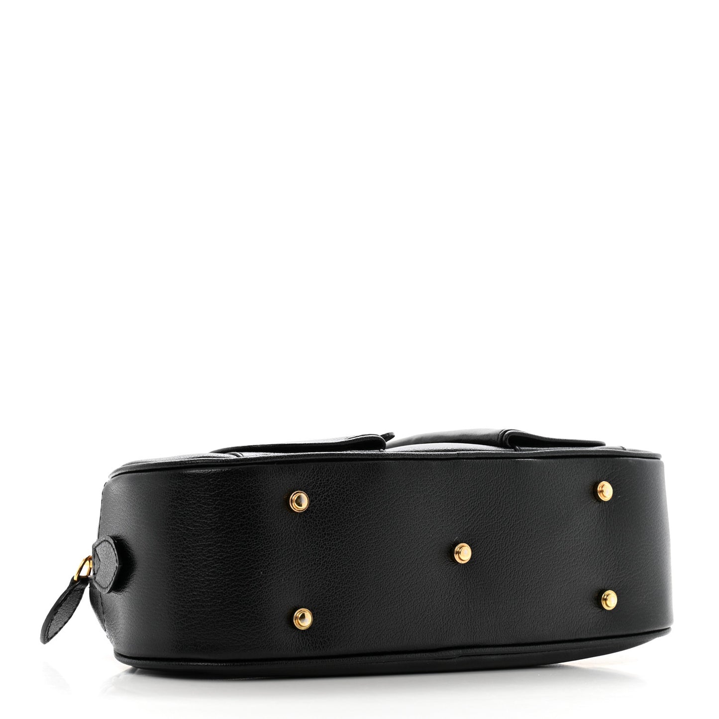 Calfskin Saddle Bowler Black