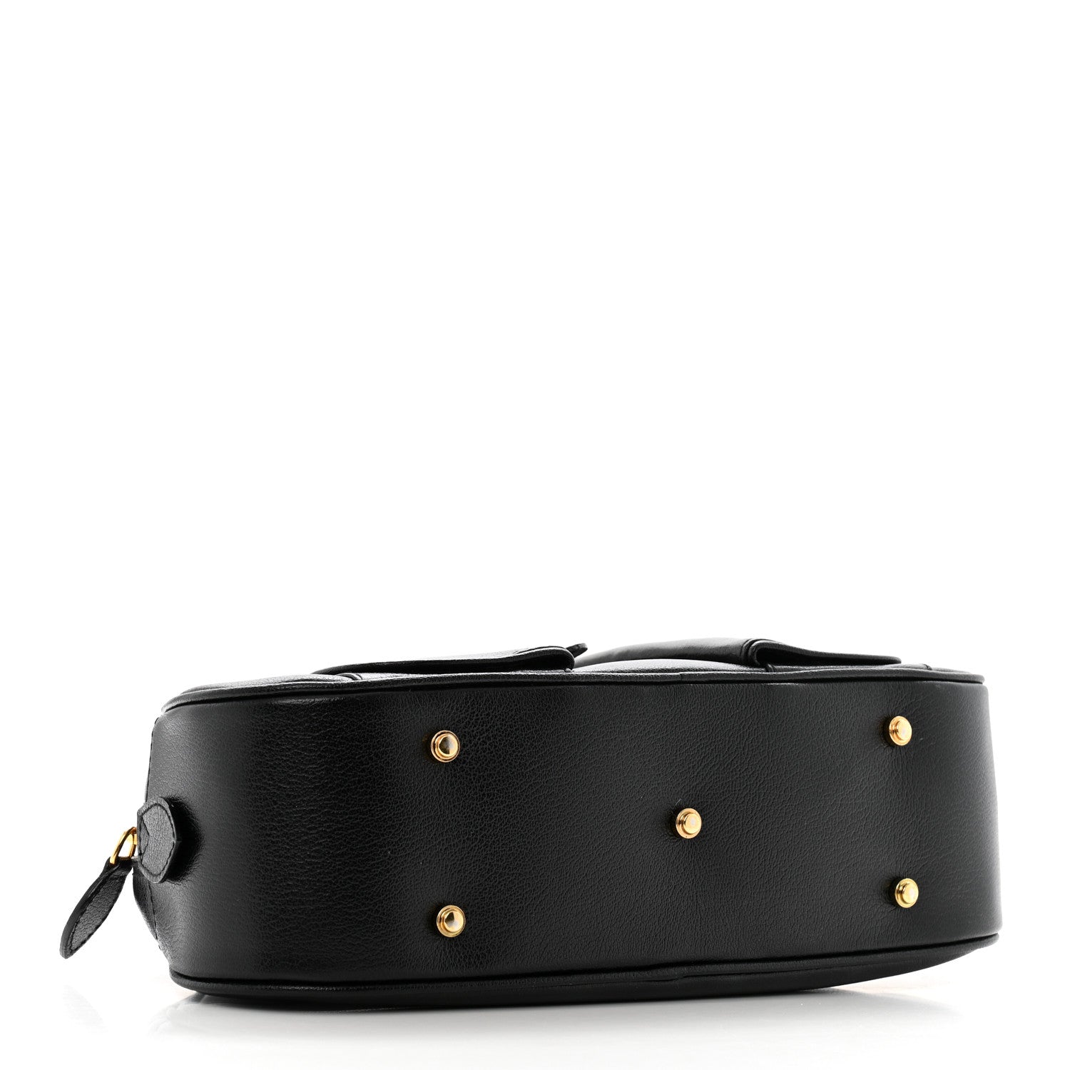 Christian Dior Calfskin Saddle Bowler Black 4 of 13
