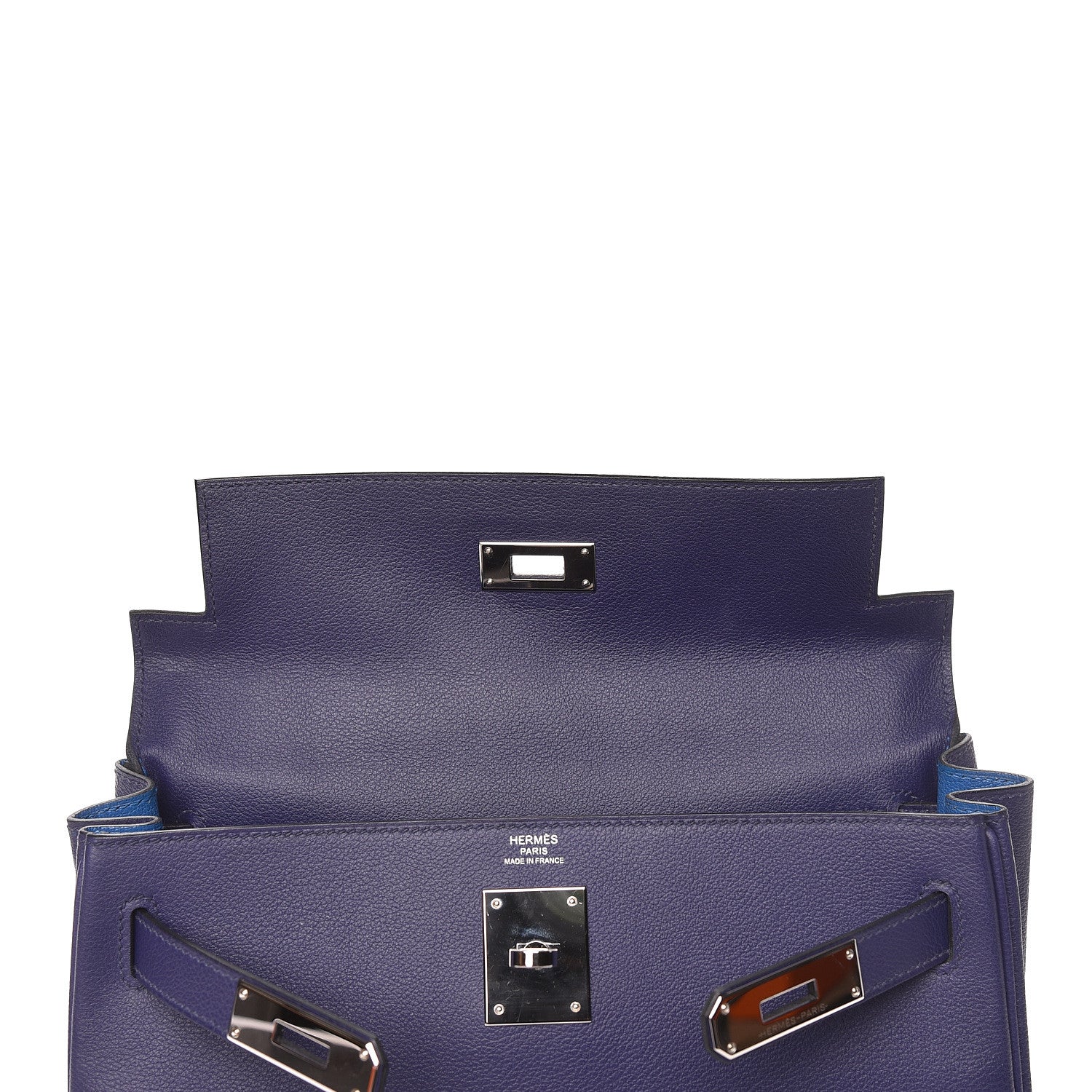 Hermes Evercolor Verso Kelly Retourne 28 Bleu Encre Bleu Zellige 19 of 41