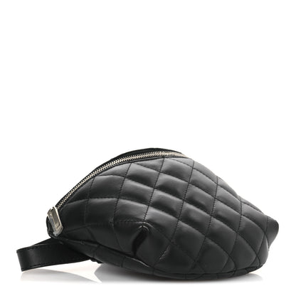 Chanel Calfskin Quilted Waist Belt Bag Black 4 of 11