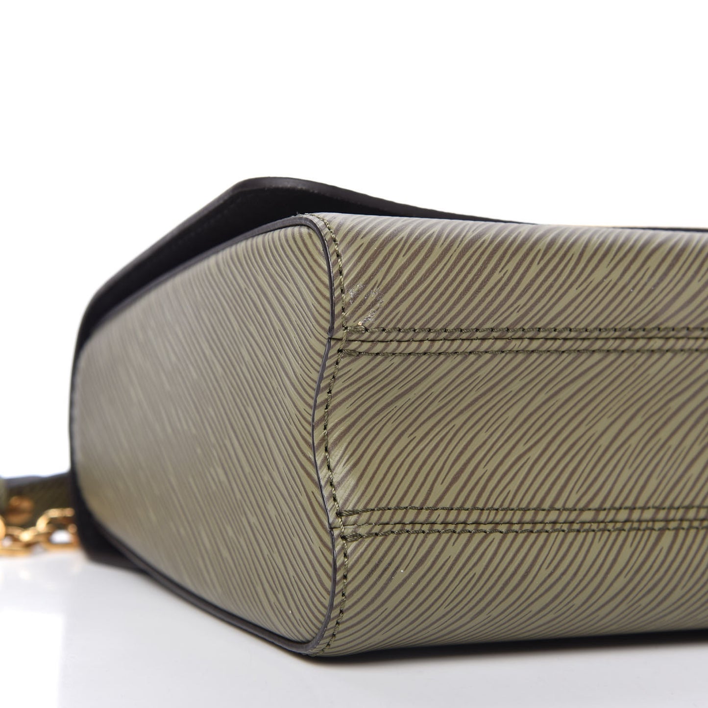 Epi Monogram Kabuki Twist Shoulder Bag MM Green