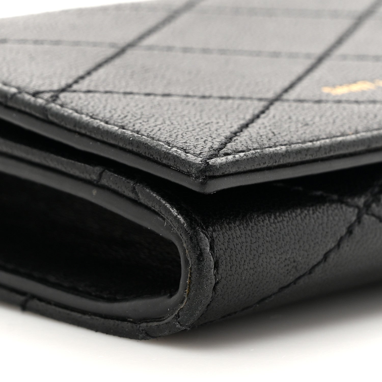 Saint Laurent Lambskin Quilted Monogram Baby Crossbody Bag Black 9 of 14