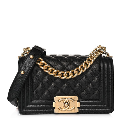 Chanel Caviar Quilted Small Boy Flap Black 1 of 12