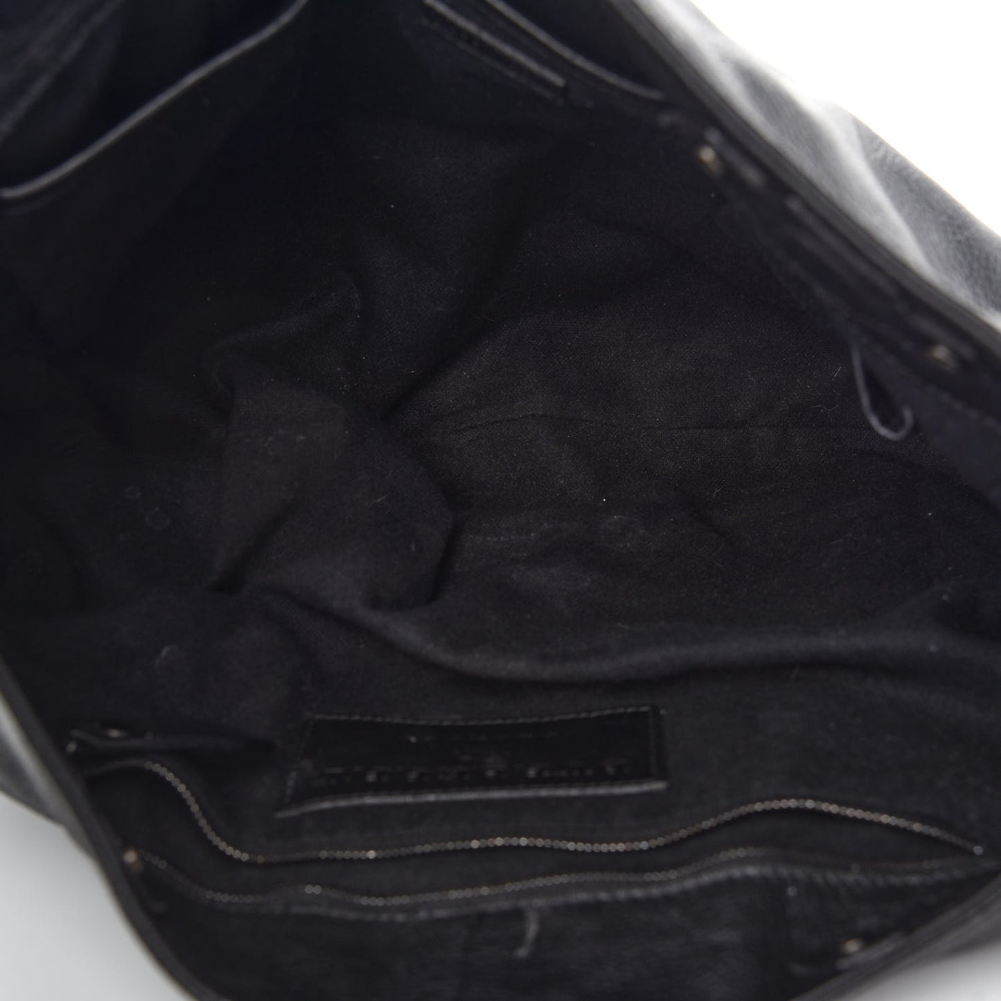 Prorsum Calfskin Hobo Bag Black