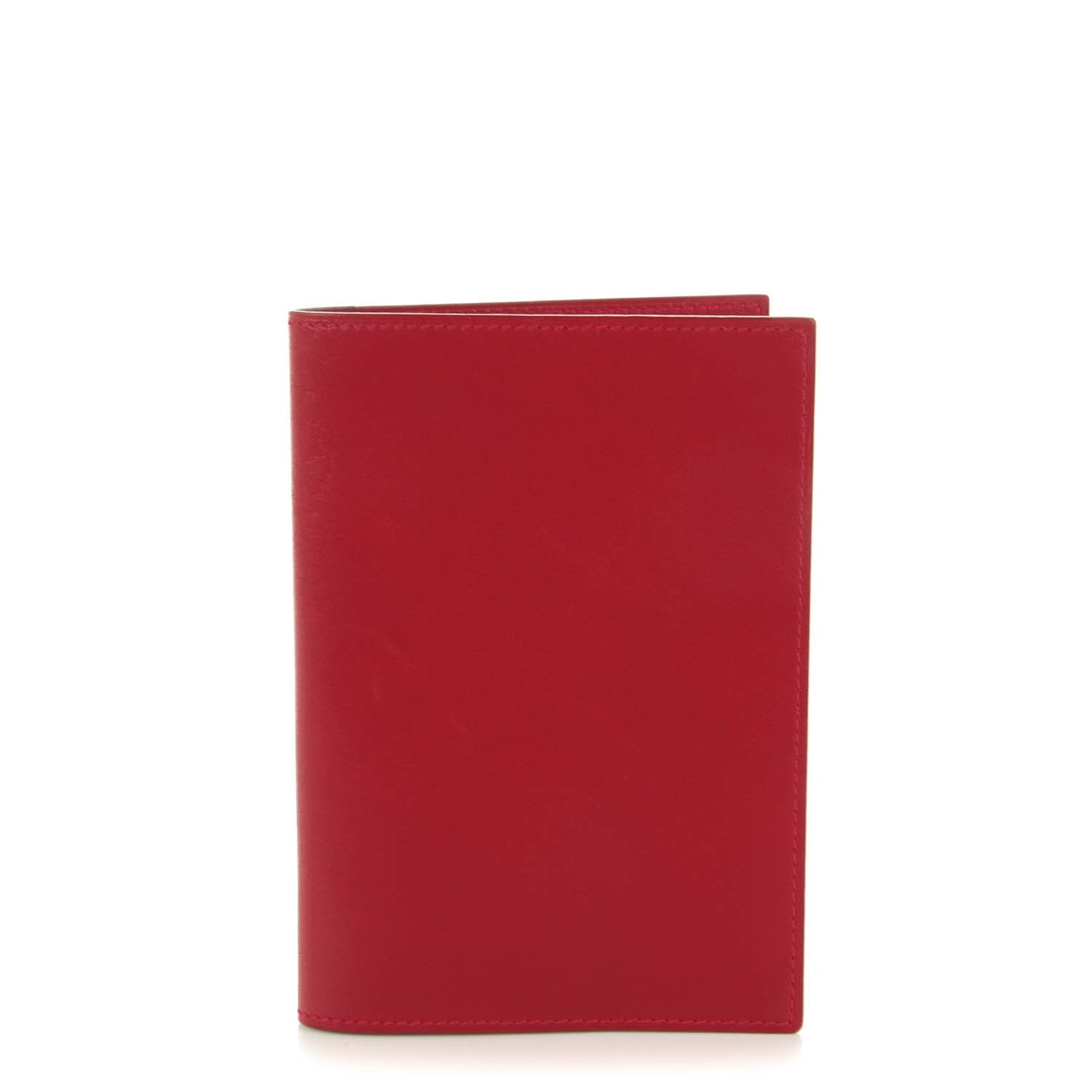 Tadelakt MC2 Magellan Passport Holder Rouge Vif