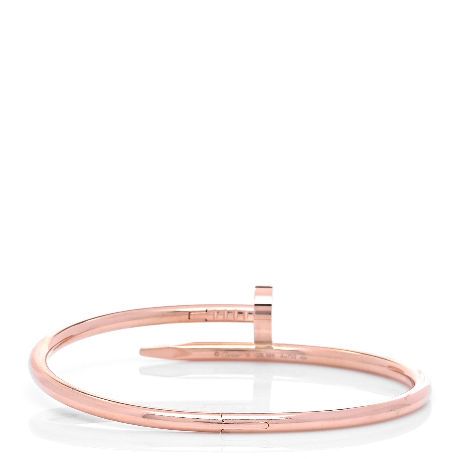Cartier 18K Pink Gold Juste Un Clou Bracelet 18 3 of 4