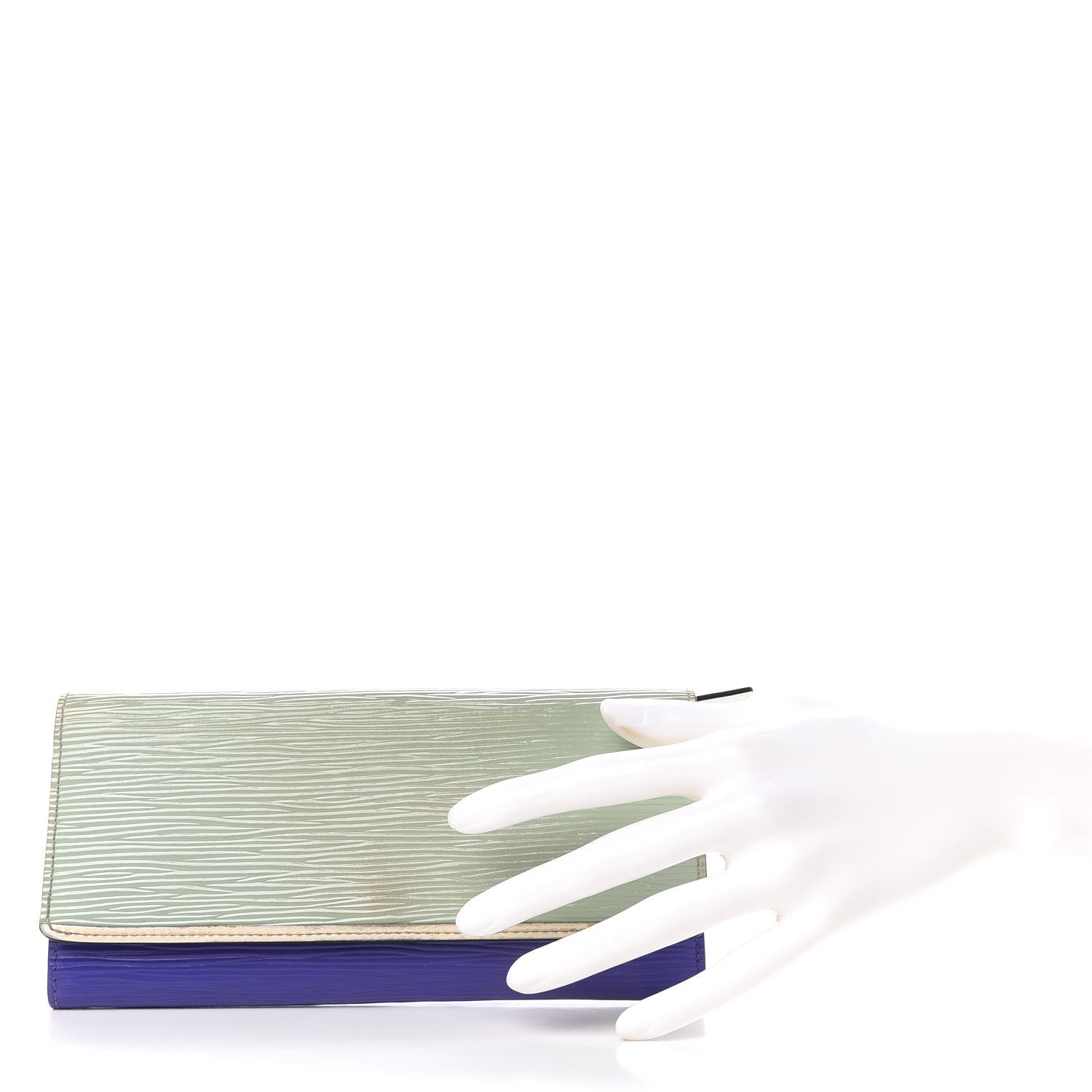 Louis Vuitton Electric Epi Flore Tri-Color Wallet Amande 2 of 8