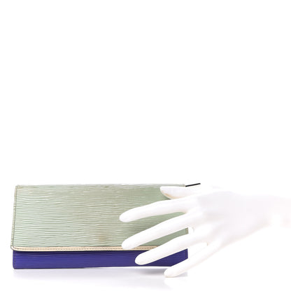 Louis Vuitton Electric Epi Flore Tri-Color Wallet Amande 2 of 8