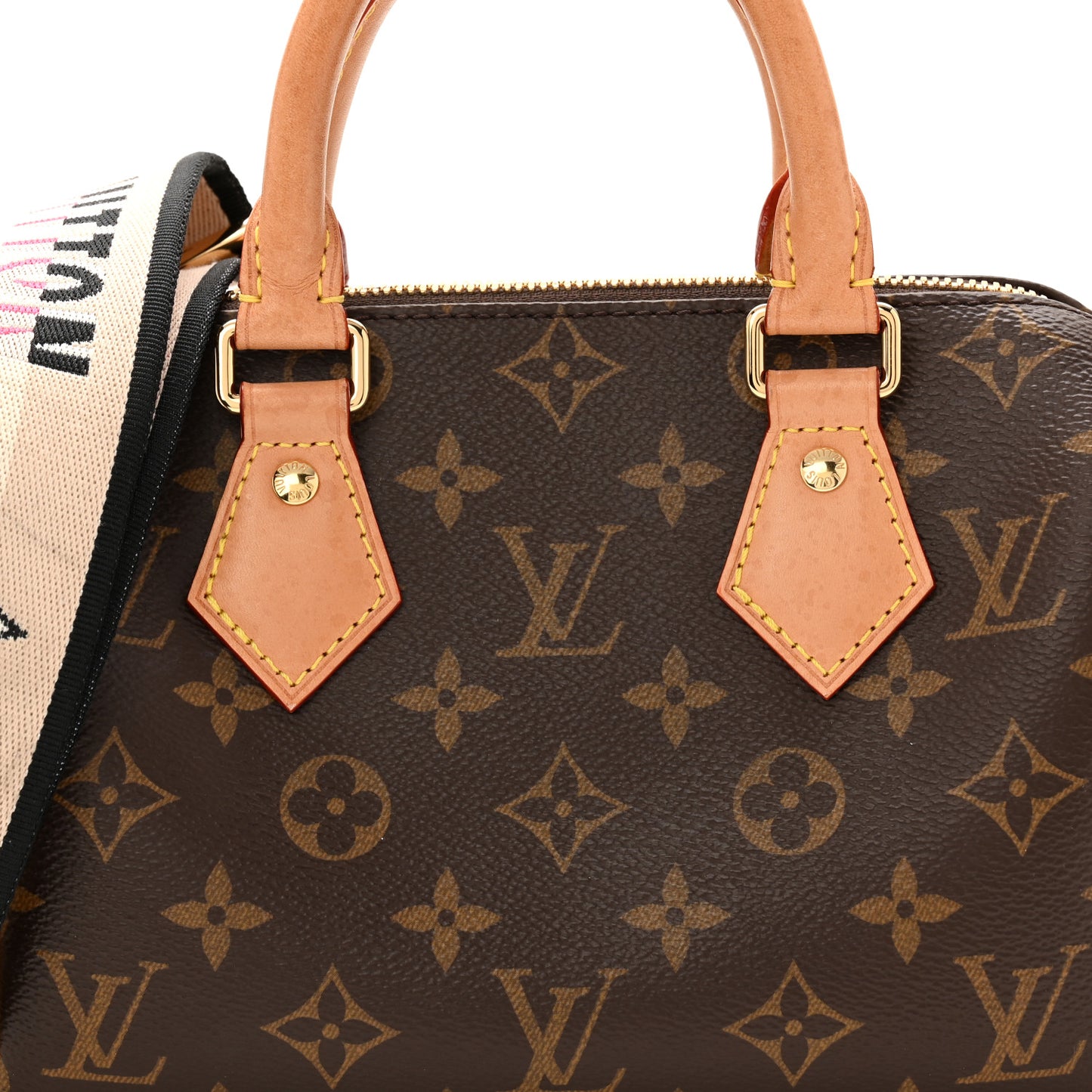 Monogram Speedy Bandouliere 20 Black