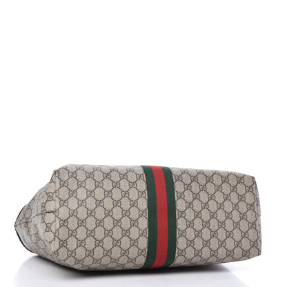 Gucci GG Supreme Monogram Medium Ophidia Shopping Tote Brown 4 of 10