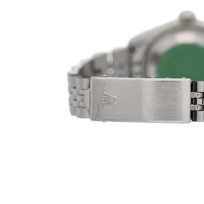 Rolex Stainless Steel 18K White Gold Diamond 26mm Oyster Perpetual Datejust Watch Silver 69174 5 of 5