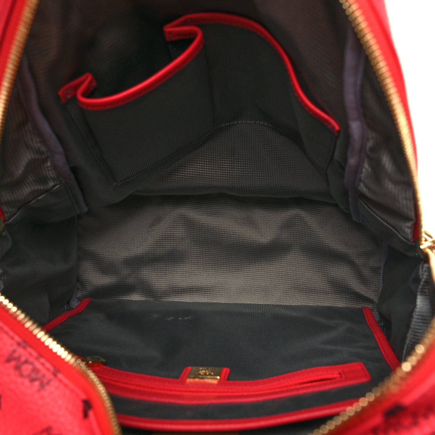 MCM Visetos Medium Side Studs Stark Backpack Corail 5 of 11