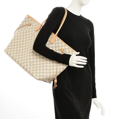 Louis Vuitton Damier Azur Neo Neverfull GM Rose Ballerine 2 of 6