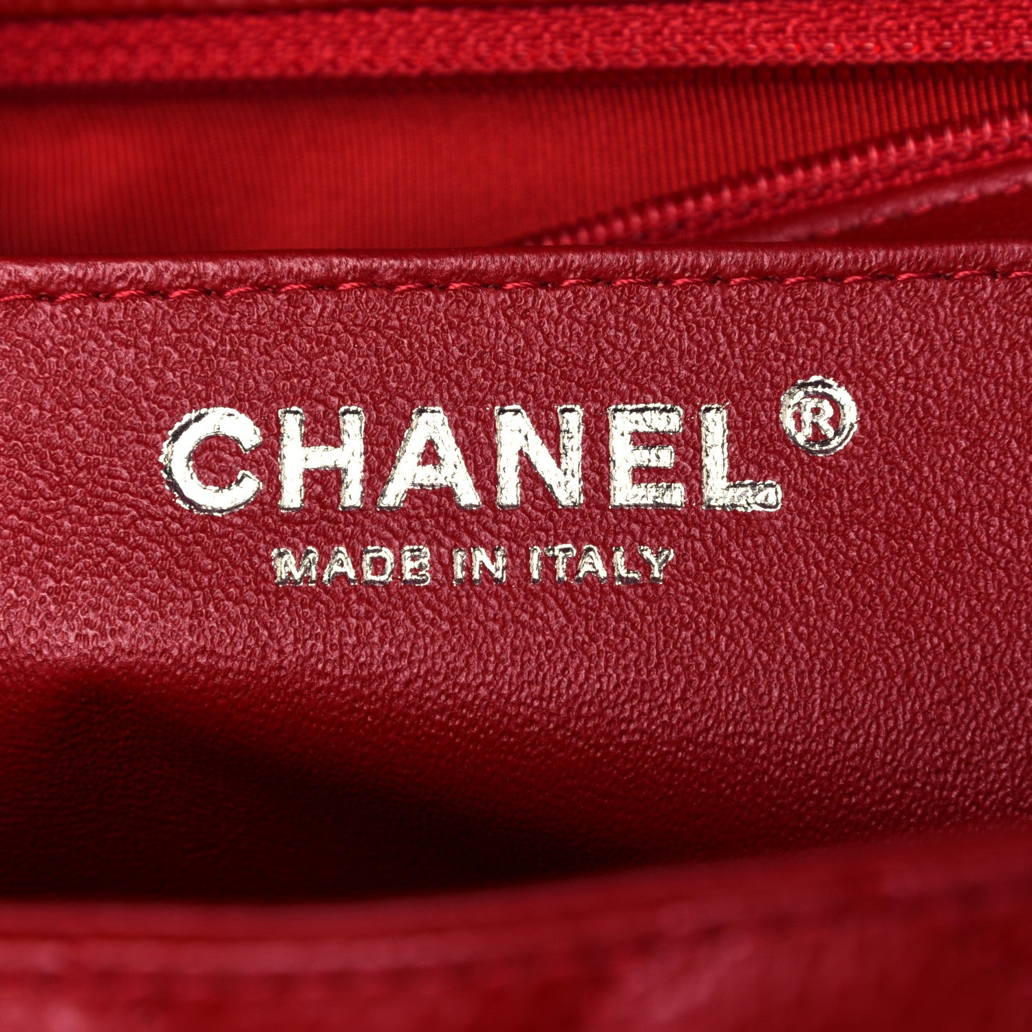 Chanel Caviar Quilted Jumbo Single Flap Red 6 of 13
