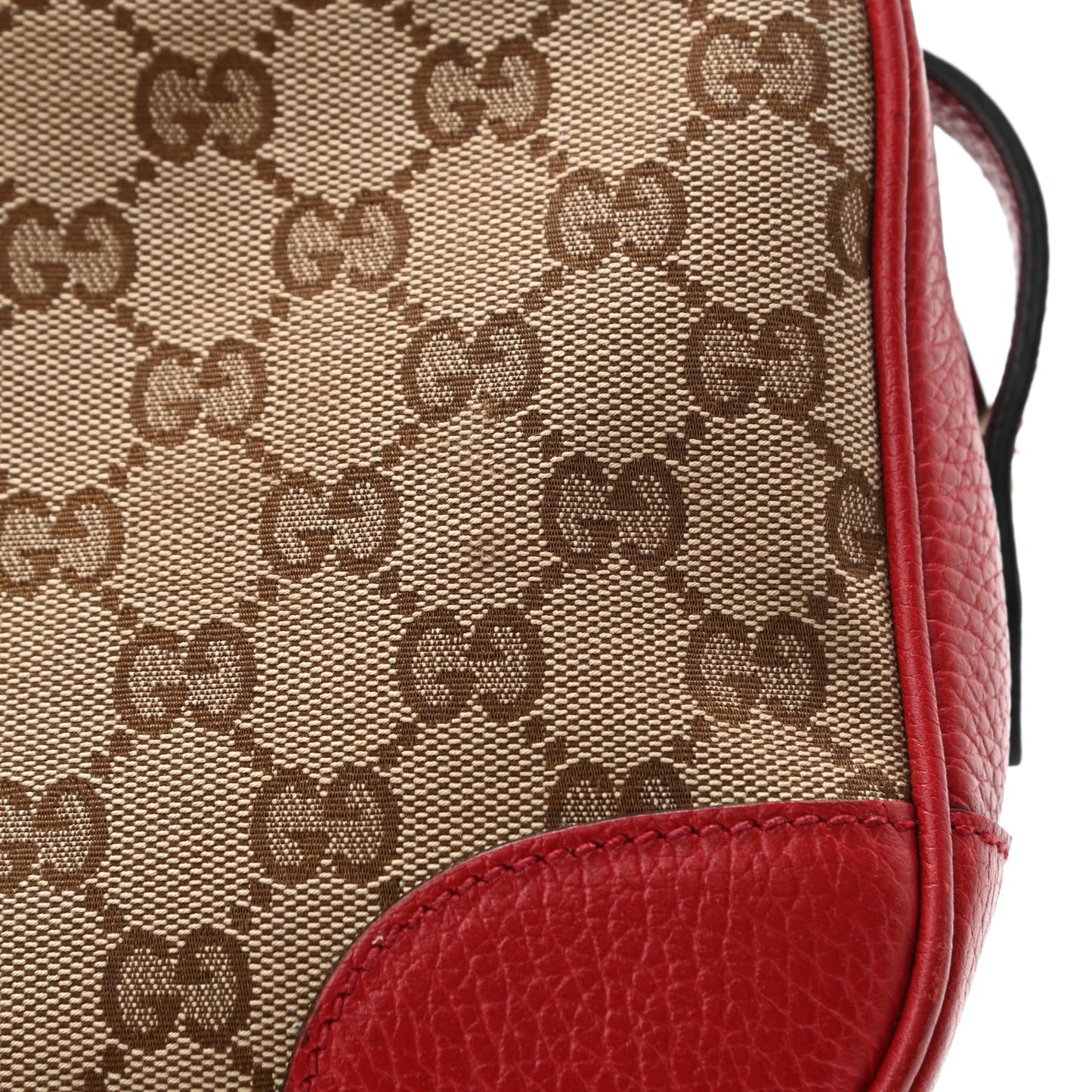Monogram Mini Bree Messenger Bag Red