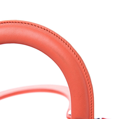 Christian Dior Lambskin Cannage Medium Lady Dior Orange 10 of 13