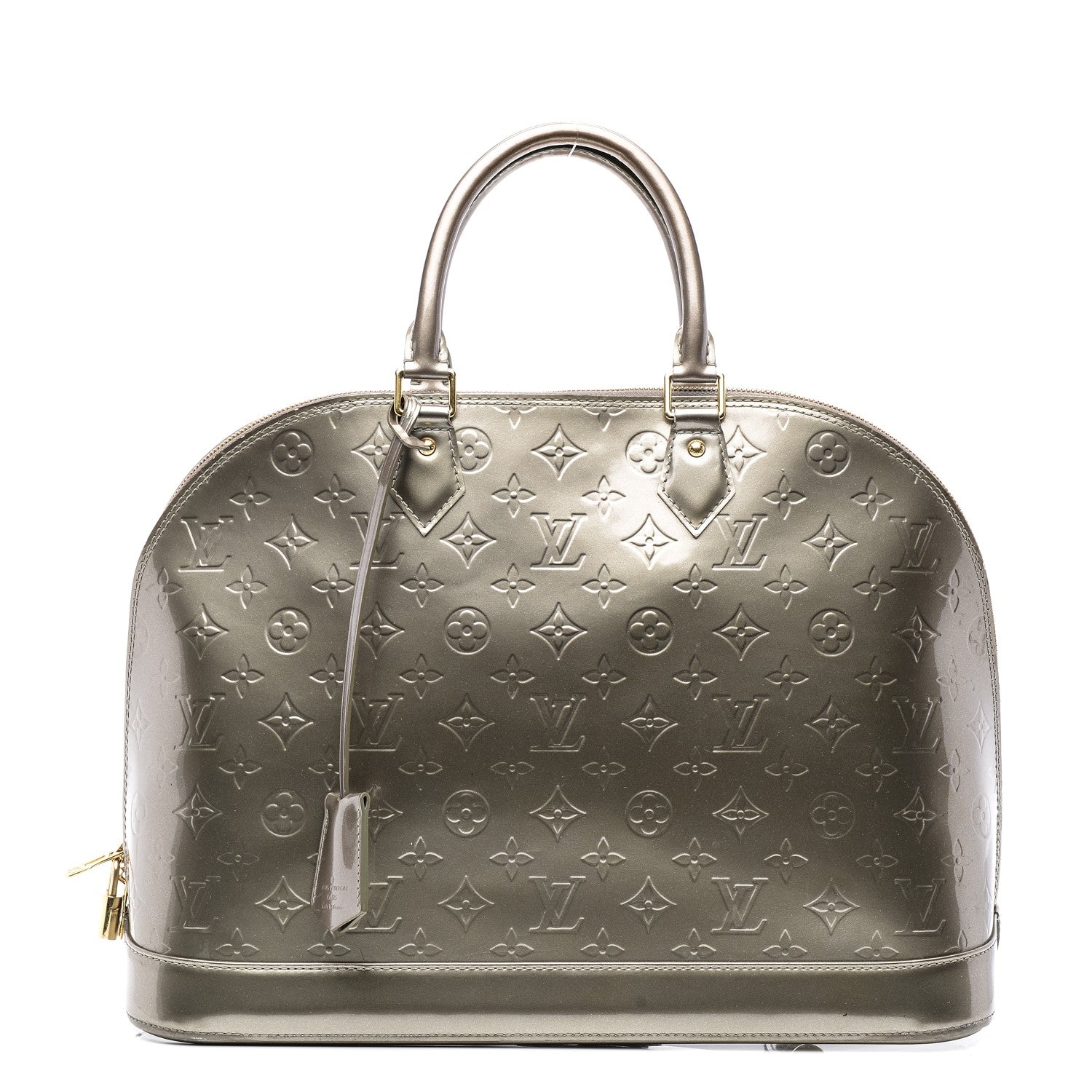 Louis Vuitton Vernis Alma GM Gris Art Deco 1 of 9
