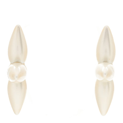 Louis Vuitton Pearl Louisette Earrings Gold 1 of 4