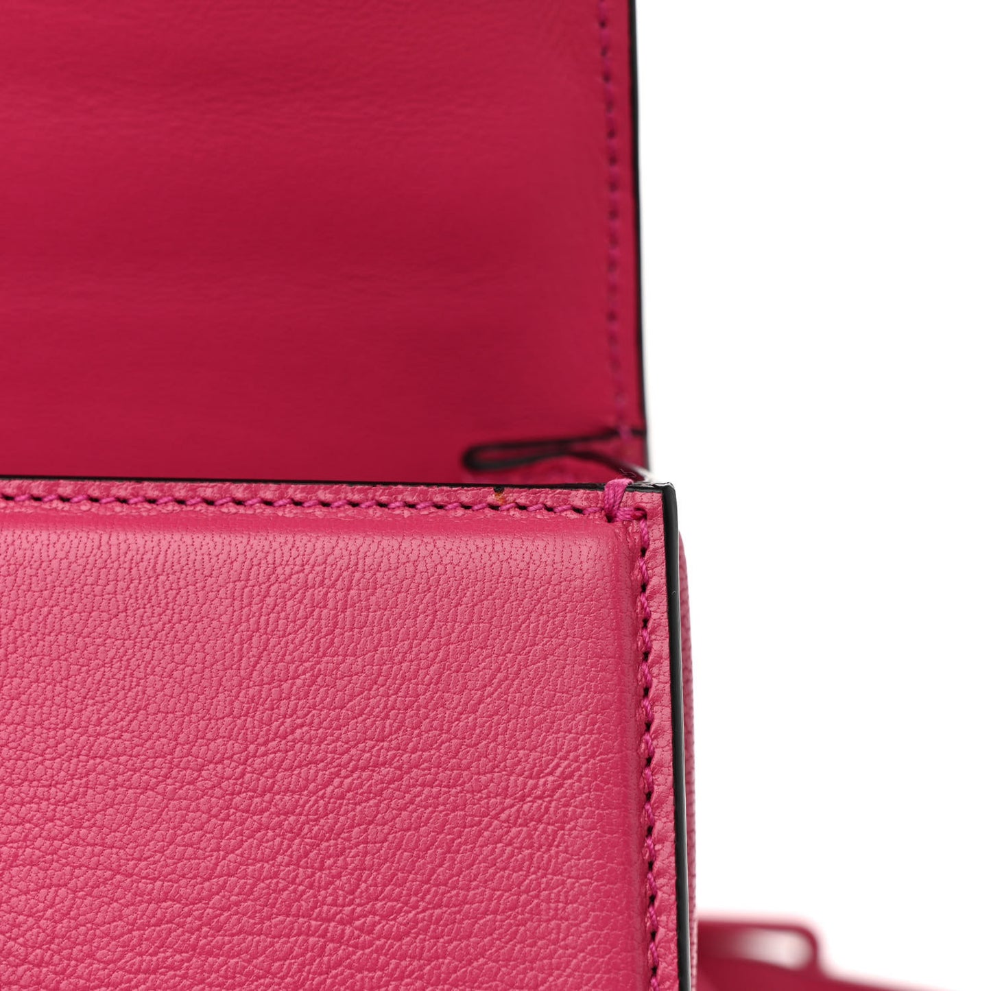 Calfskin The Piccolo Boxyz Top Handle Bag Pink
