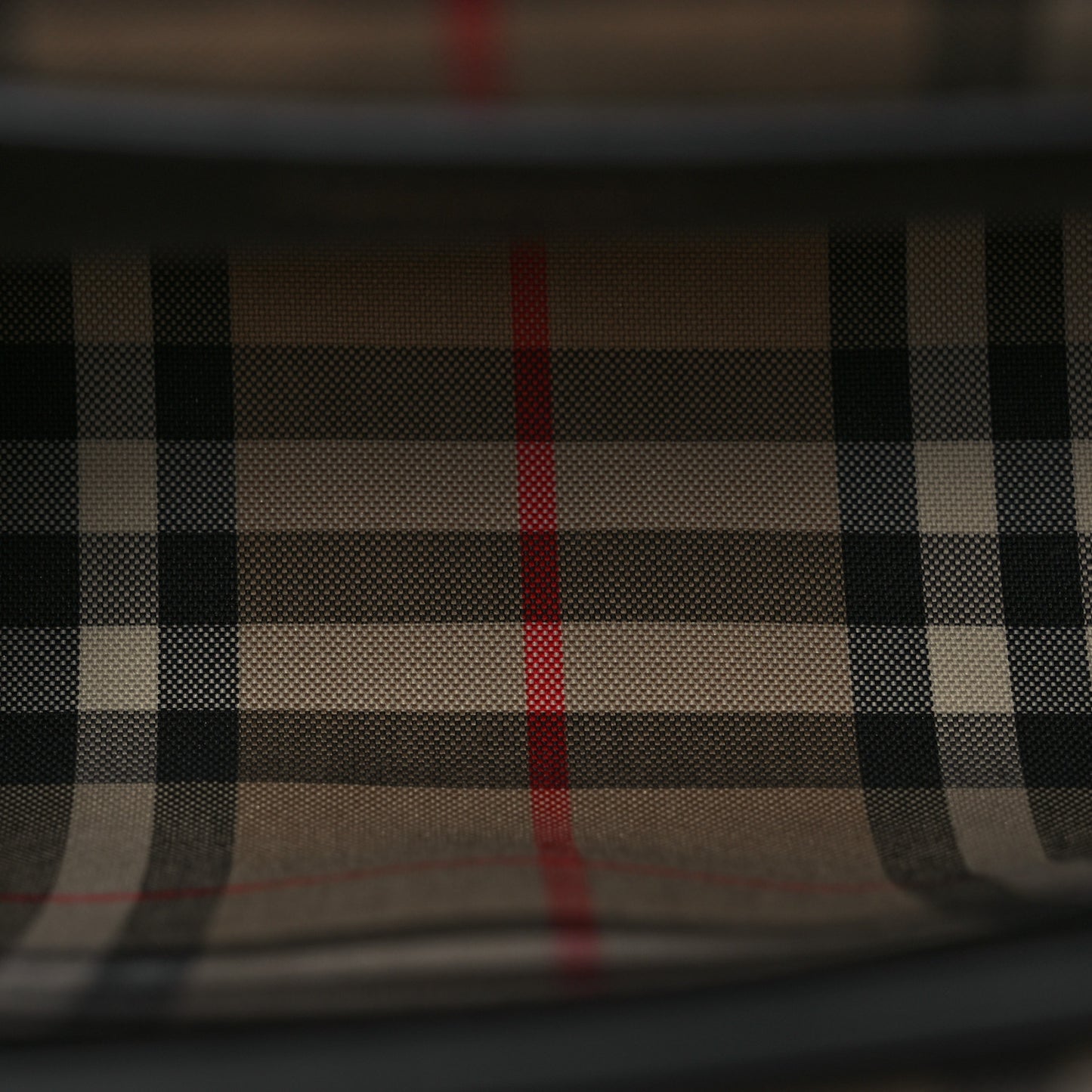 Grainy Calfskin Vintage Check Note Crossbody Bag Black