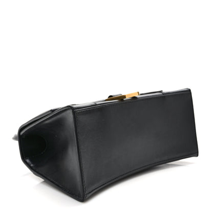 Balenciaga Shiny Box Calfskin Small Hourglass Top Handle Bag Black 4 of 9