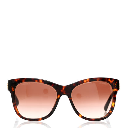 Chanel Acetate Runway Square Sunglasses 5380 Dark Tortoise 2 of 9