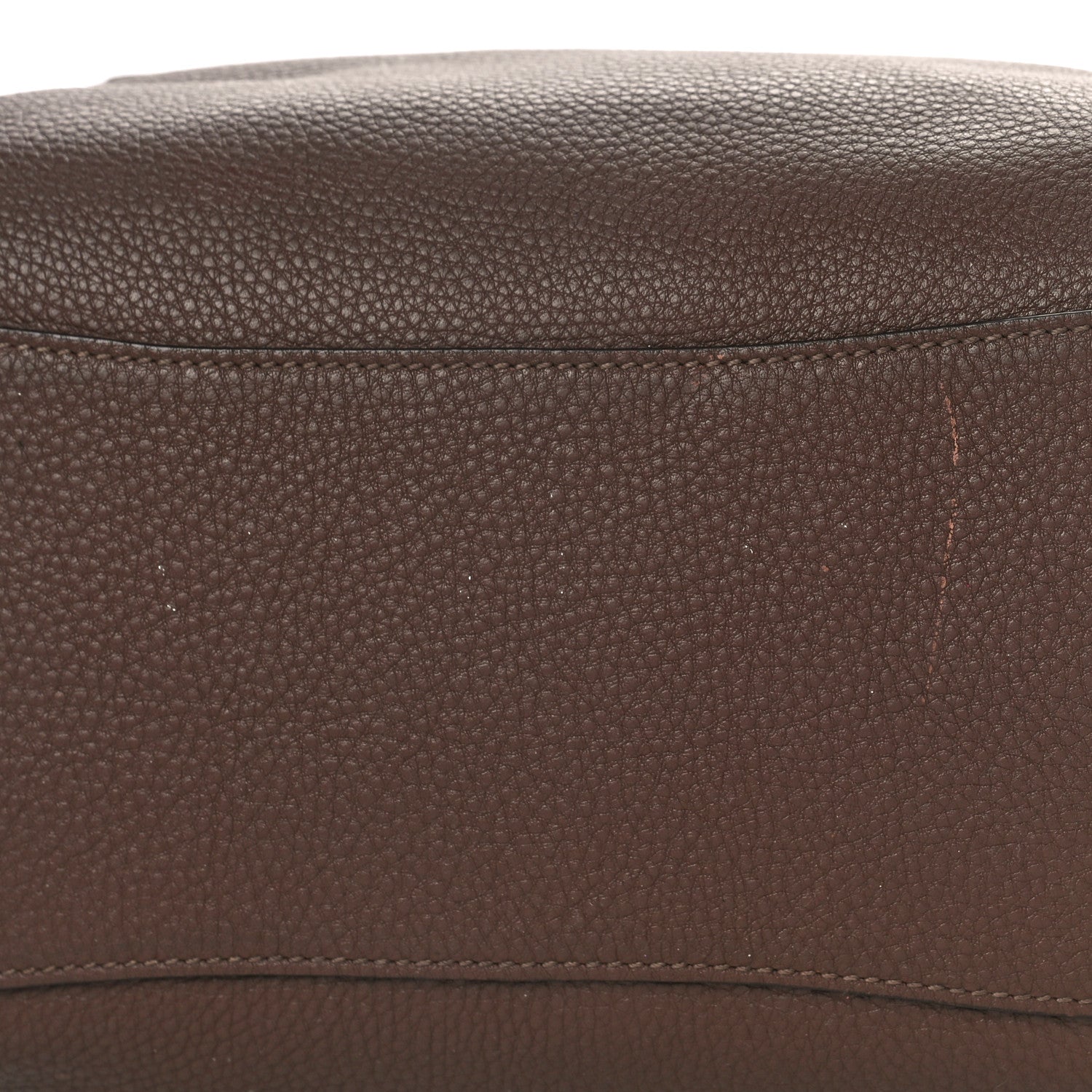 Prada Vitello Daino Shopping Satchel Dark Brown 9 of 13