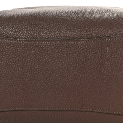 Prada Vitello Daino Shopping Satchel Dark Brown 9 of 13
