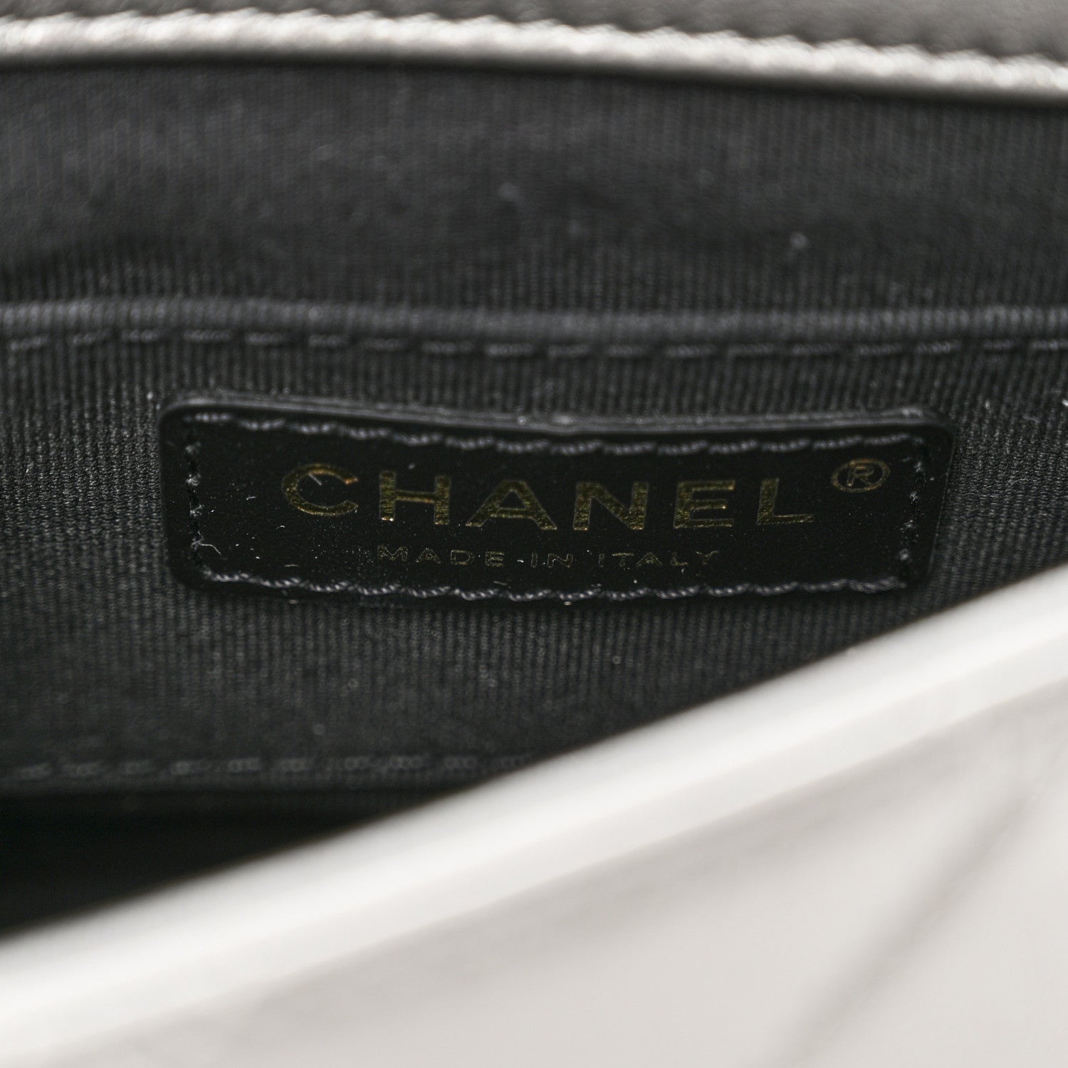 Chanel Metallic Lambskin Quilted Mini Side Note Flap Grey 6 of 10