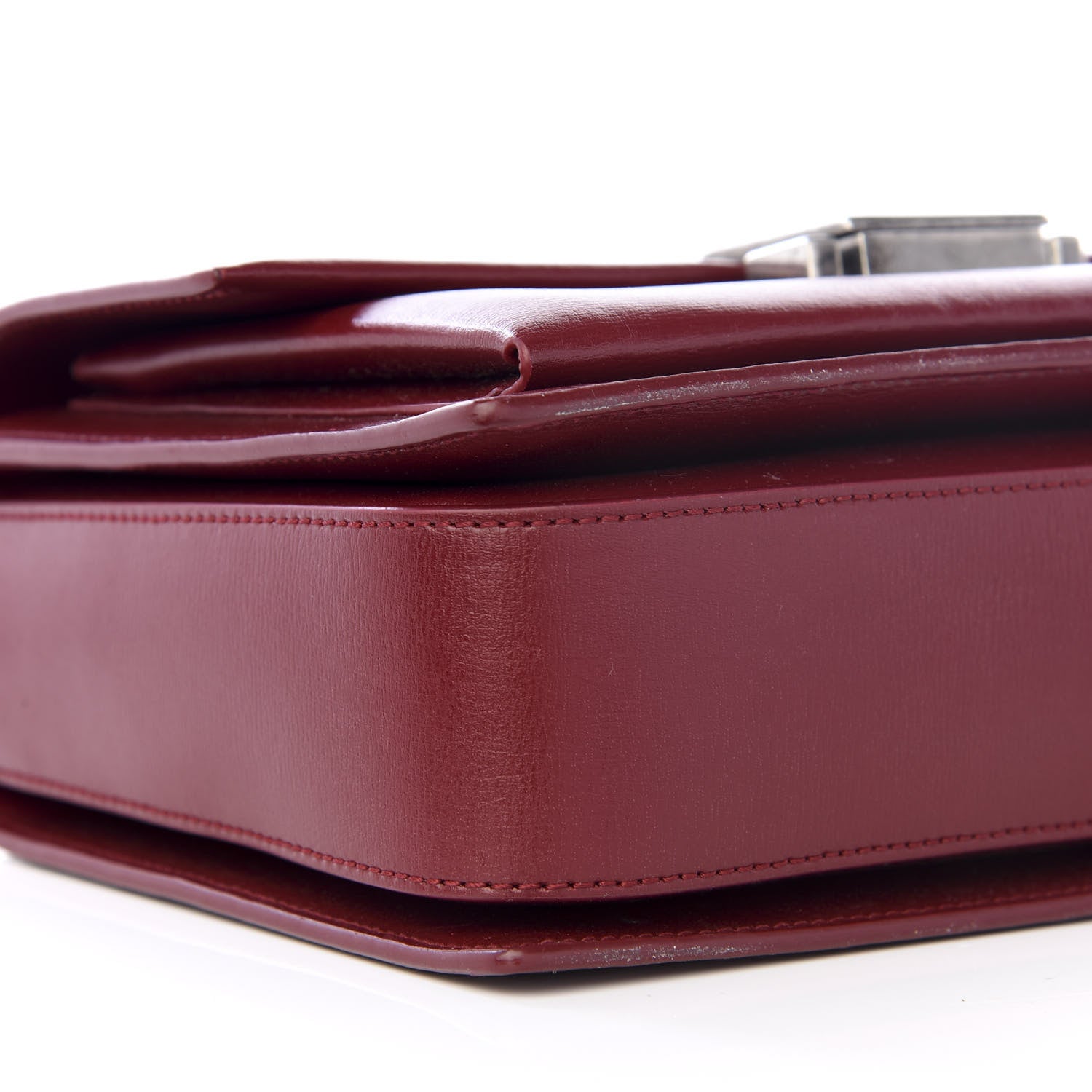 Saint Laurent Calfskin Medium Bellechasse Satchel Palissandre 3 of 4