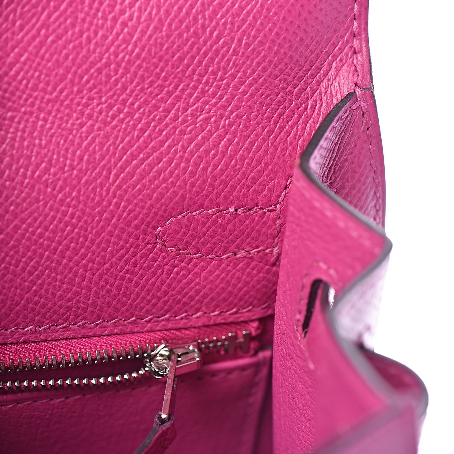 Hermes Epsom Kelly Sellier 25 Rose Pourpre 30 of 41