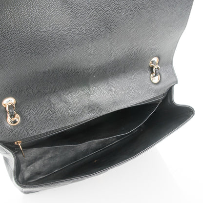 Chanel Caviar Quilted Maxi Single Flap Black 5 of 8