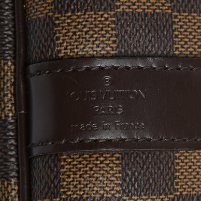 Louis Vuitton Damier Ebene Keepall Bandouliere 55 6 of 17