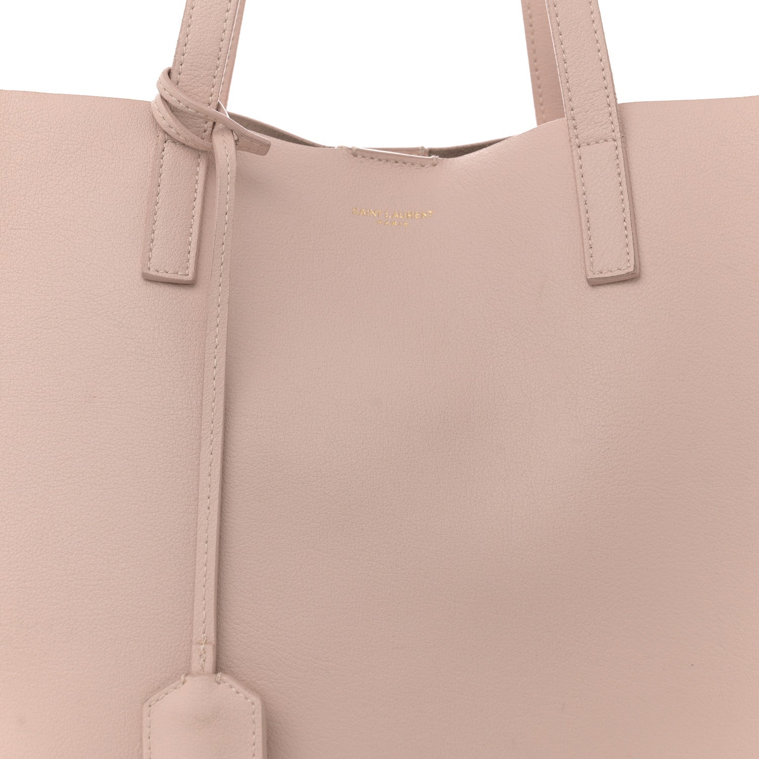 Saint Laurent Calfskin Large Shopping Tote Pale Blush 9 of 17