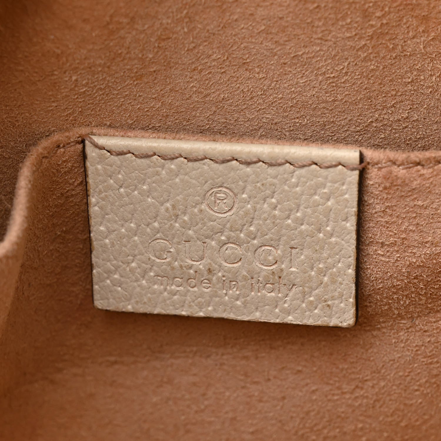 Gucci GG Supreme Monogram Textured Calfskin Web Mini Ophidia Shoulder Bag Beige Ebony Mystic White 6 of 19