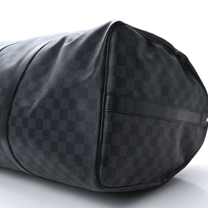 Louis Vuitton Damier Graphite Keepall Bandouliere 55 7 of 9