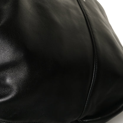 Saint Laurent Lambskin Drawstring Backpack Black 13 of 14