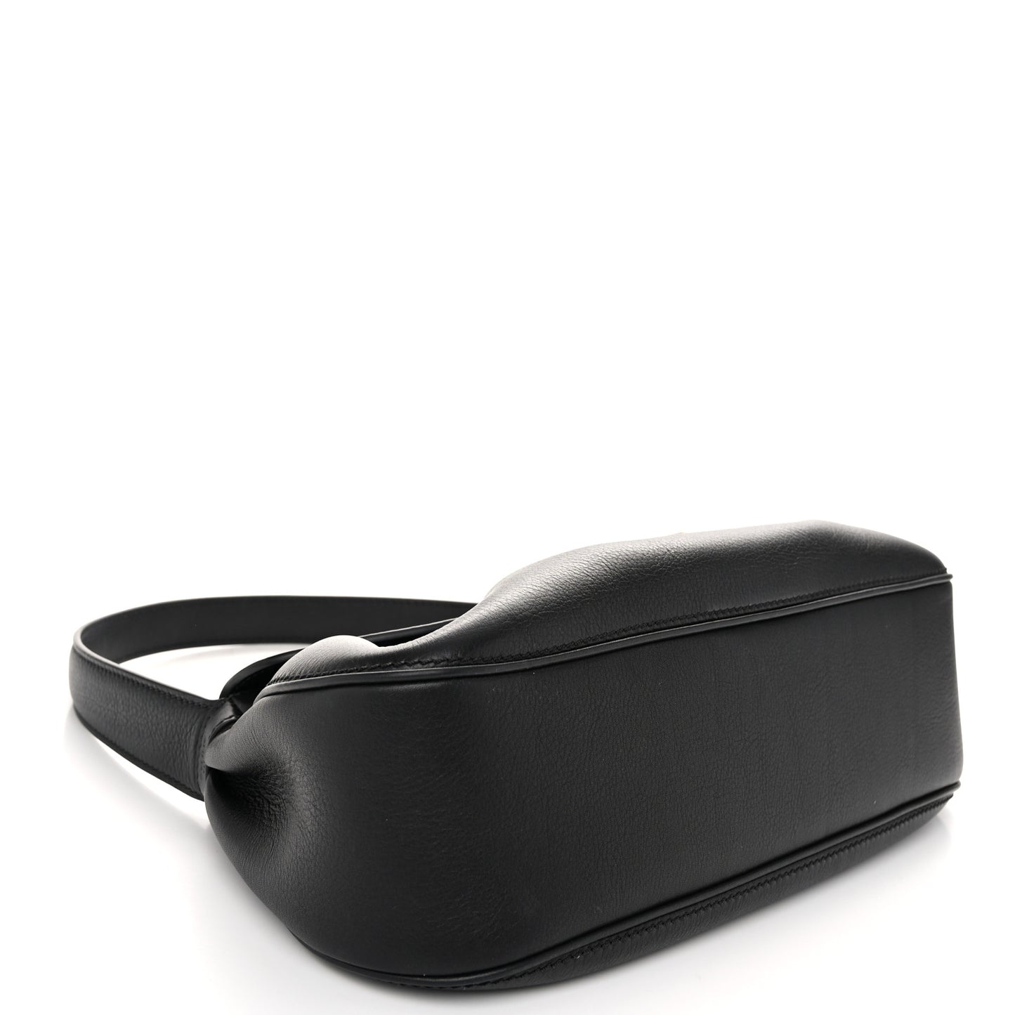 Supple Grained Calfskin Teen Polly Black