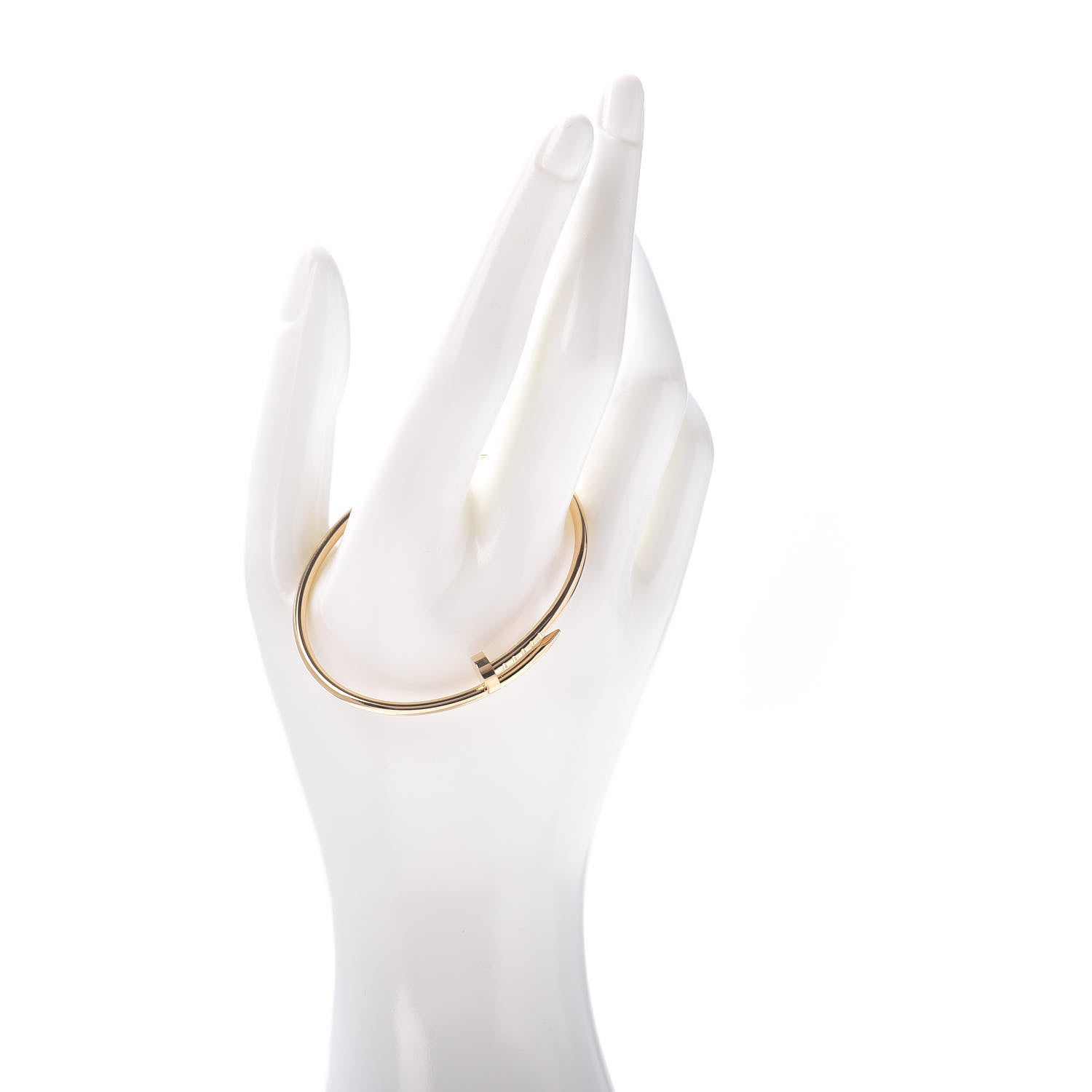 Cartier 18K Yellow Gold Small Juste Un Clou Bracelet 15 2 of 4